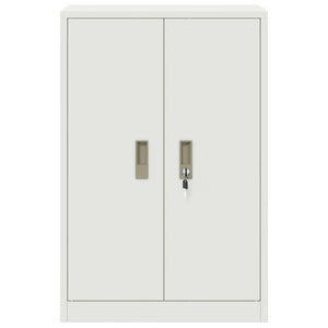 Weißer Stahlschrank, 60x40x90 cm