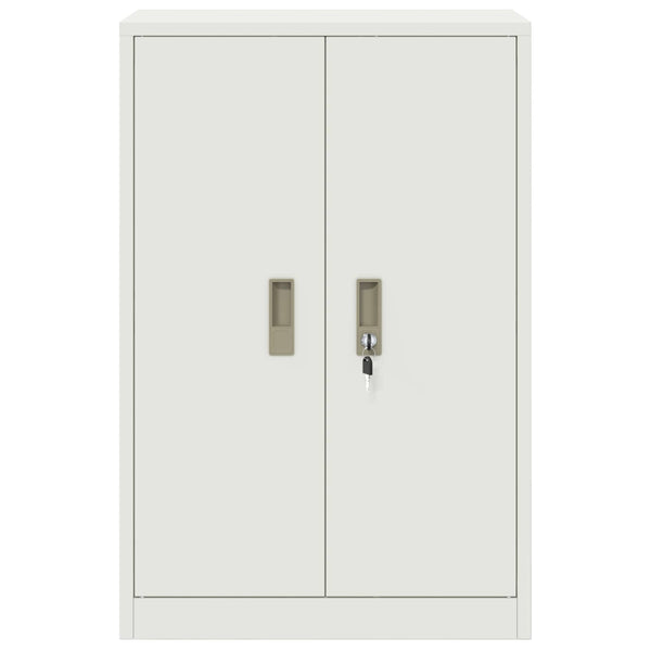 Weißer Stahlschrank, 60x40x90 cm