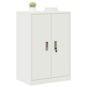 Weißer Stahlschrank, 60x40x90 cm