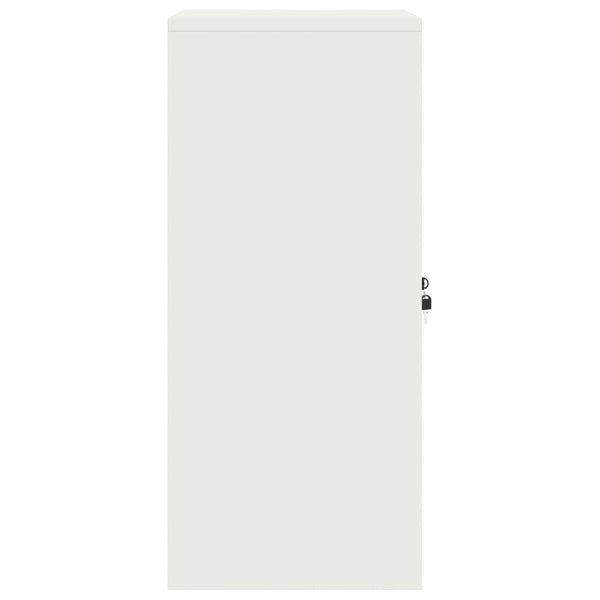 Weißer Stahlschrank, 60x40x90 cm