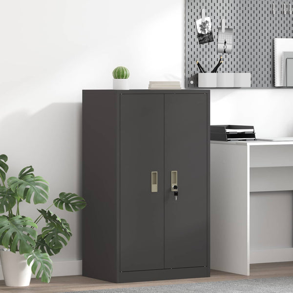 Stahlschrank Schwarz, 60x40x105cm