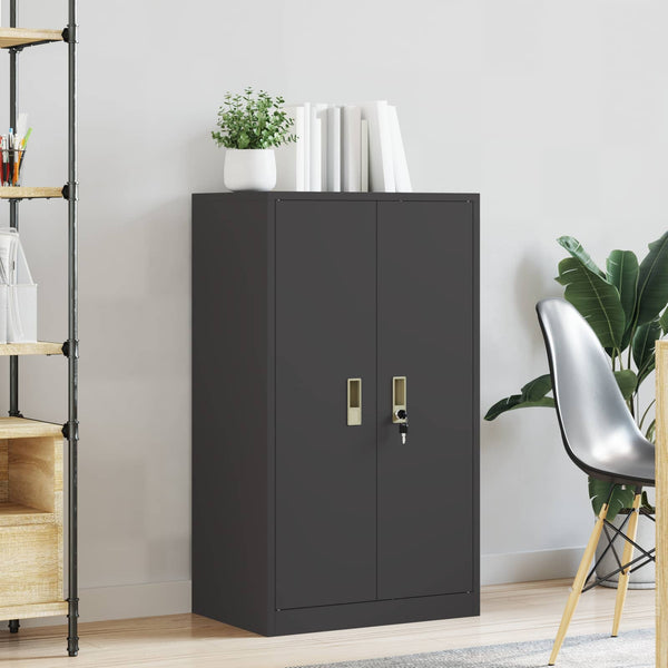 Stahlschrank Schwarz, 60x40x105cm
