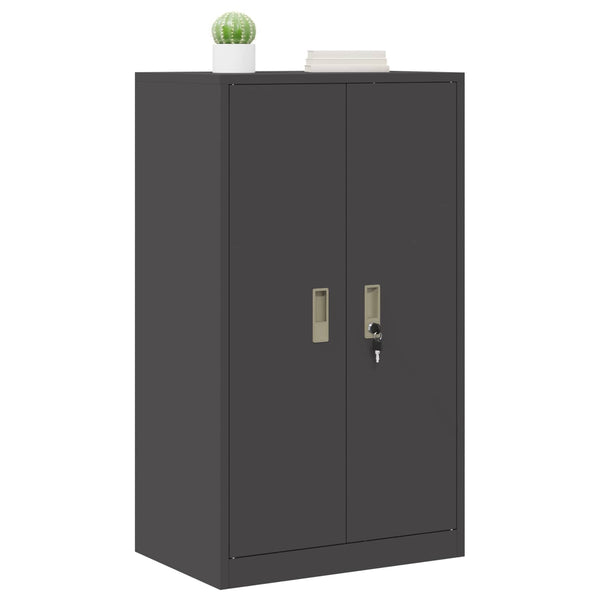 Stahlschrank Schwarz, 60x40x105cm