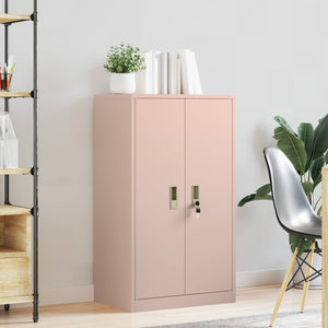 Rosa Stahlschrank, 60x40x90cm