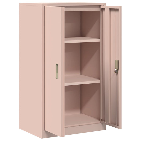 Rosa Stahlschrank, 60x40x90cm