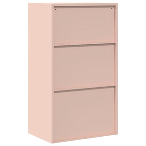 Rosa Stahlschrank, 60x40x90cm