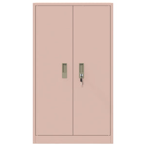 Rosa Stahlschrank, 60x40x90cm