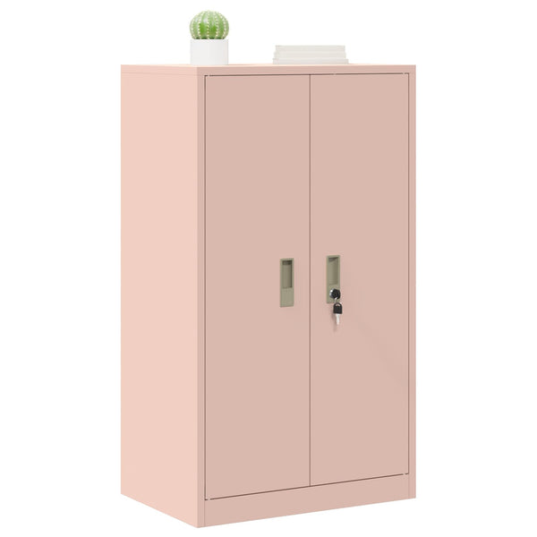 Rosa Stahlschrank, 60x40x90cm