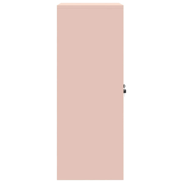 Rosa Stahlschrank, 60x40x90cm