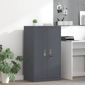 Aktenschrank Anthrazit Stahl 60x40x105cm