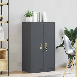Aktenschrank Anthrazit Stahl 60x40x105cm