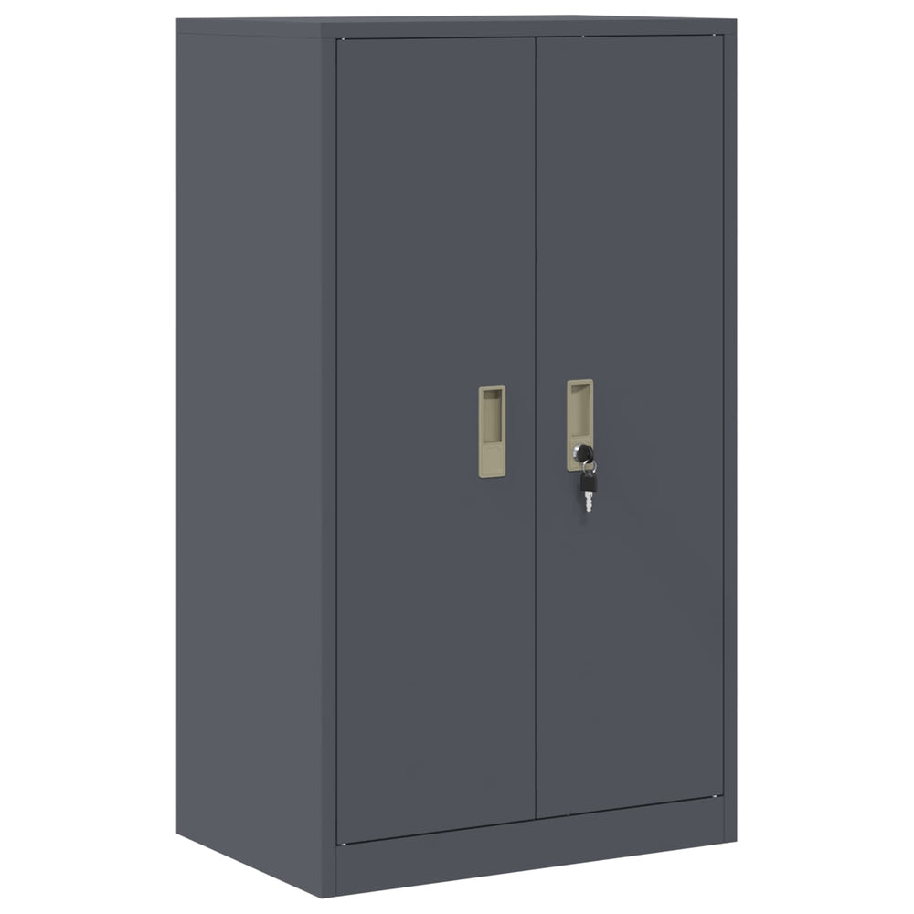 Aktenschrank Anthrazit Stahl 60x40x105cm