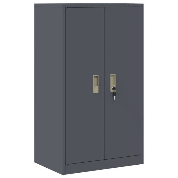 Aktenschrank Anthrazit Stahl 60x40x105cm
