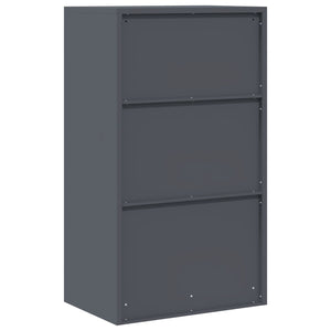 Aktenschrank Anthrazit Stahl 60x40x105cm