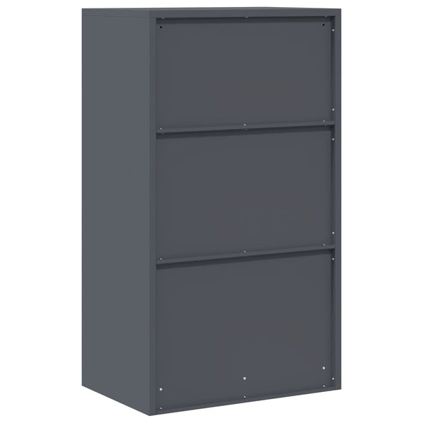 Aktenschrank Anthrazit Stahl 60x40x105cm