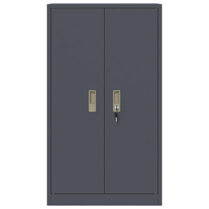Aktenschrank Anthrazit Stahl 60x40x105cm