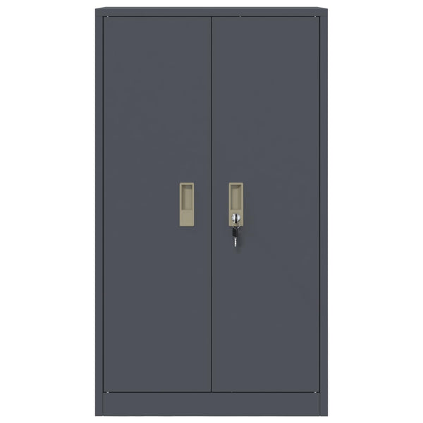 Aktenschrank Anthrazit Stahl 60x40x105cm