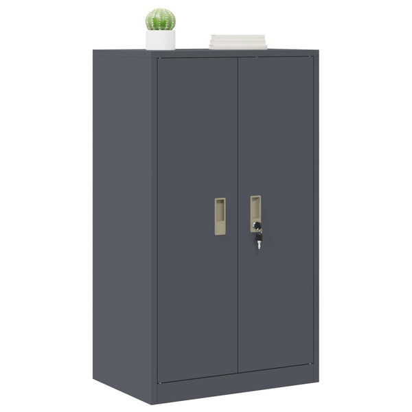 Aktenschrank Anthrazit Stahl 60x40x105cm