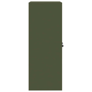Aktenschrank Olive Grün Stahl 60x40x105 cm