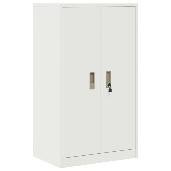 Weißer Stahlschrank, 60x40x105 cm