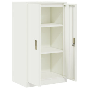Weißer Stahlschrank, 60x40x105 cm
