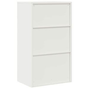 Weißer Stahlschrank, 60x40x105 cm