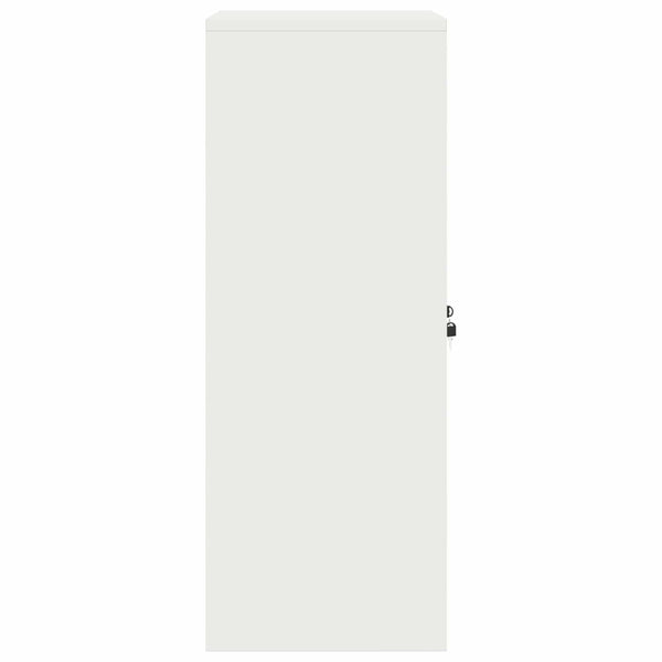 Weißer Stahlschrank, 60x40x105 cm