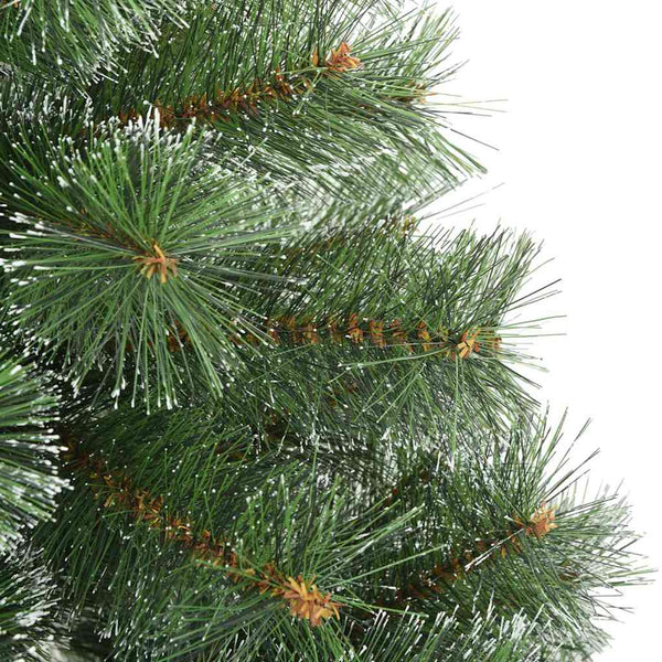 Schneebedeckter Kunst-Weihnachtsbaum Grün 180cm