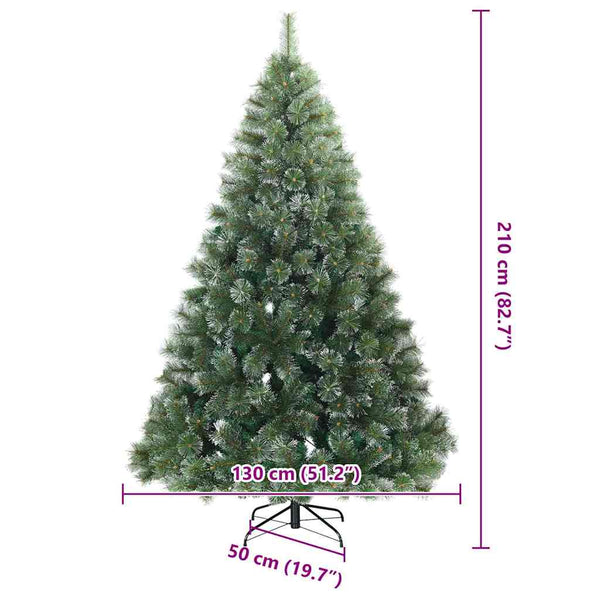 Schneebedeckter künstlicher Weihnachtsbaum 210cm