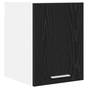 Hängeschrank Schwarz Eiche/Weiß 30x40 cm