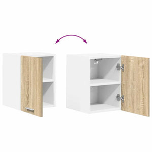 Hängeschrank Sonoma Eiche/Weiß 30x40 cm
