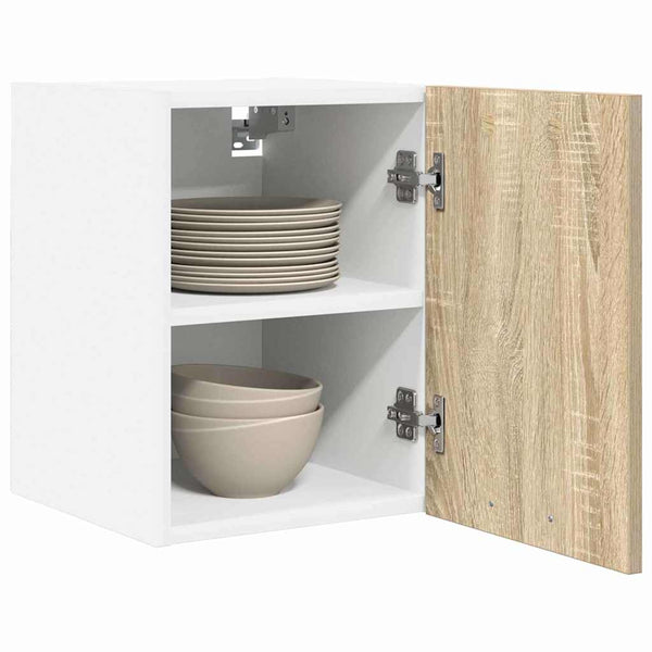 Hängeschrank Sonoma Eiche/Weiß 30x40 cm