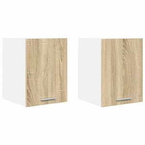 Hängeschrank Riga 2er Set Sonoma Eiche/Weiß