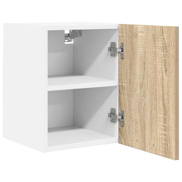 Hängeschrank Riga 2er Set Sonoma Eiche/Weiß