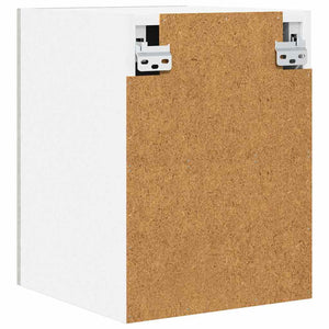 Hängeschrank 2er Set Betongrau/Weiß