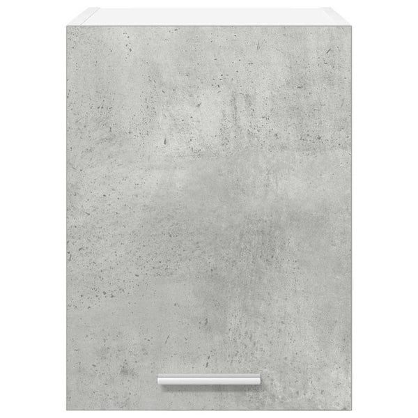 Hängeschrank 2er Set Betongrau/Weiß