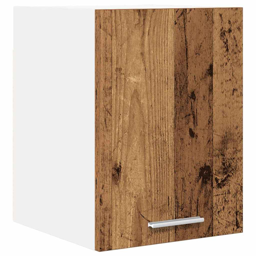 vidaXL Wall Cabinet Old Wood and White 30 x 31 x 40 cm Engineered Wood
