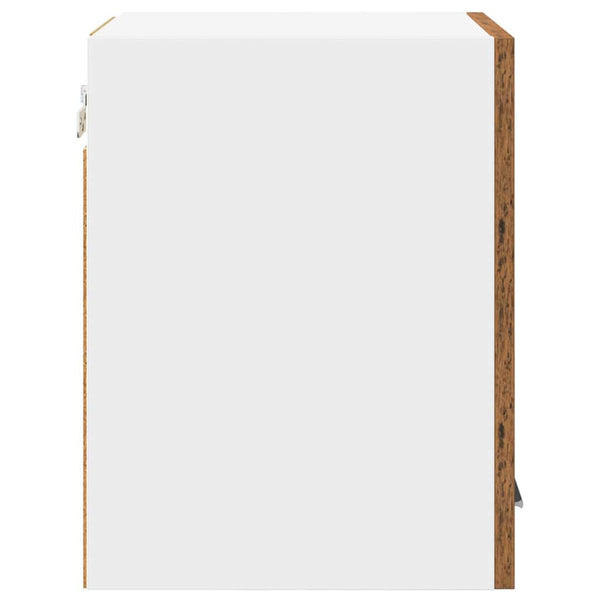 Hängeschrank Altes Holz/Weiß 30x31x40cm