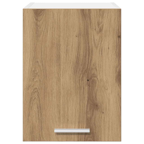 Hängeschrank 2er Set Eiche & Weiß