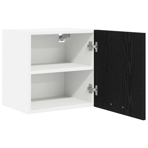Hängeschrank 2er Set Schwarz/Weiß