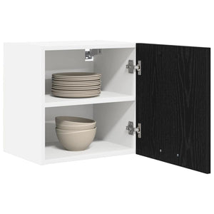 Hängeschrank 2er Set Schwarz/Weiß