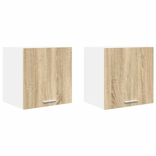Hängeschrank Riga Sonoma Eiche/Weiß 2er Set