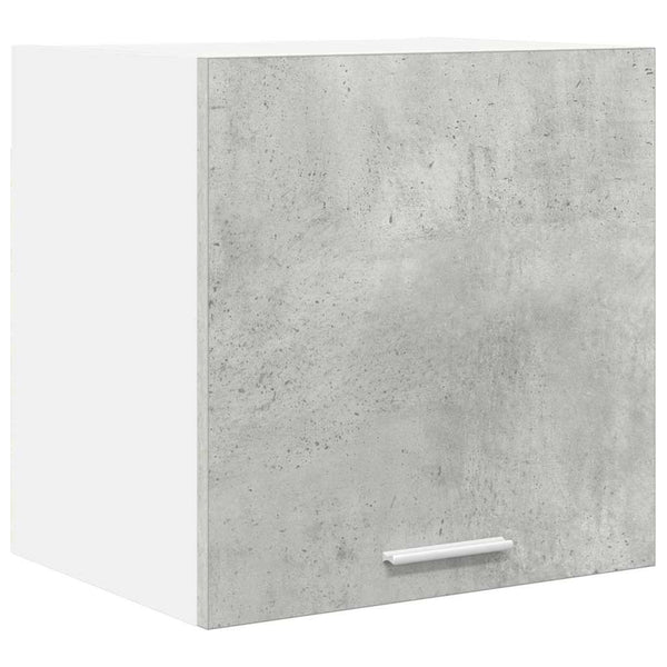 Hängeschrank 2er Set Betongrau/Weiß 40x40 cm