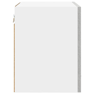 Hängeschrank 2er Set Betongrau/Weiß 40x40 cm