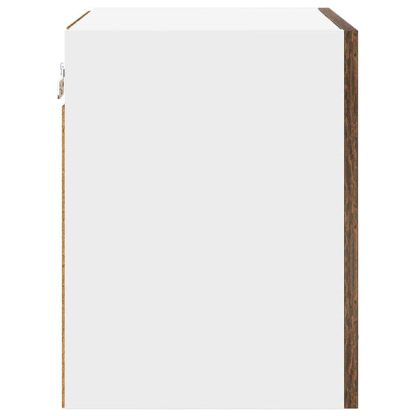 Hängeschrank Eiche/Weiß 40x31x40 cm