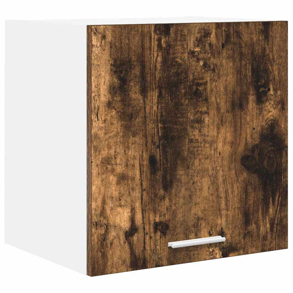 Hängeschrank Set, Geräucherte Eiche/Weiß, 2er