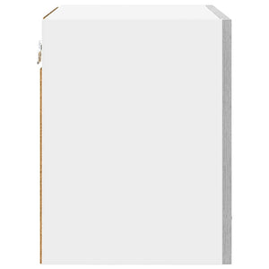 vidaXL Armoire murale gris Sonoma et blanc 40 x 31 x 40 cm Aggloméré