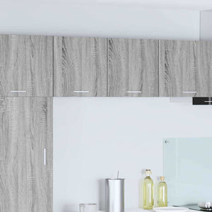 Hängeschrank 2er Set Grau/Weiß 40x40 cm