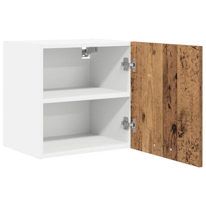 Hängeschrank Altes Holz/Weiß 40x31x40cm