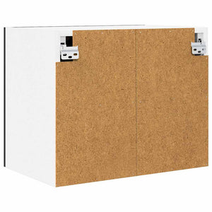 Hängeschrank 2er Set, Schwarz & Weiß, 50cm